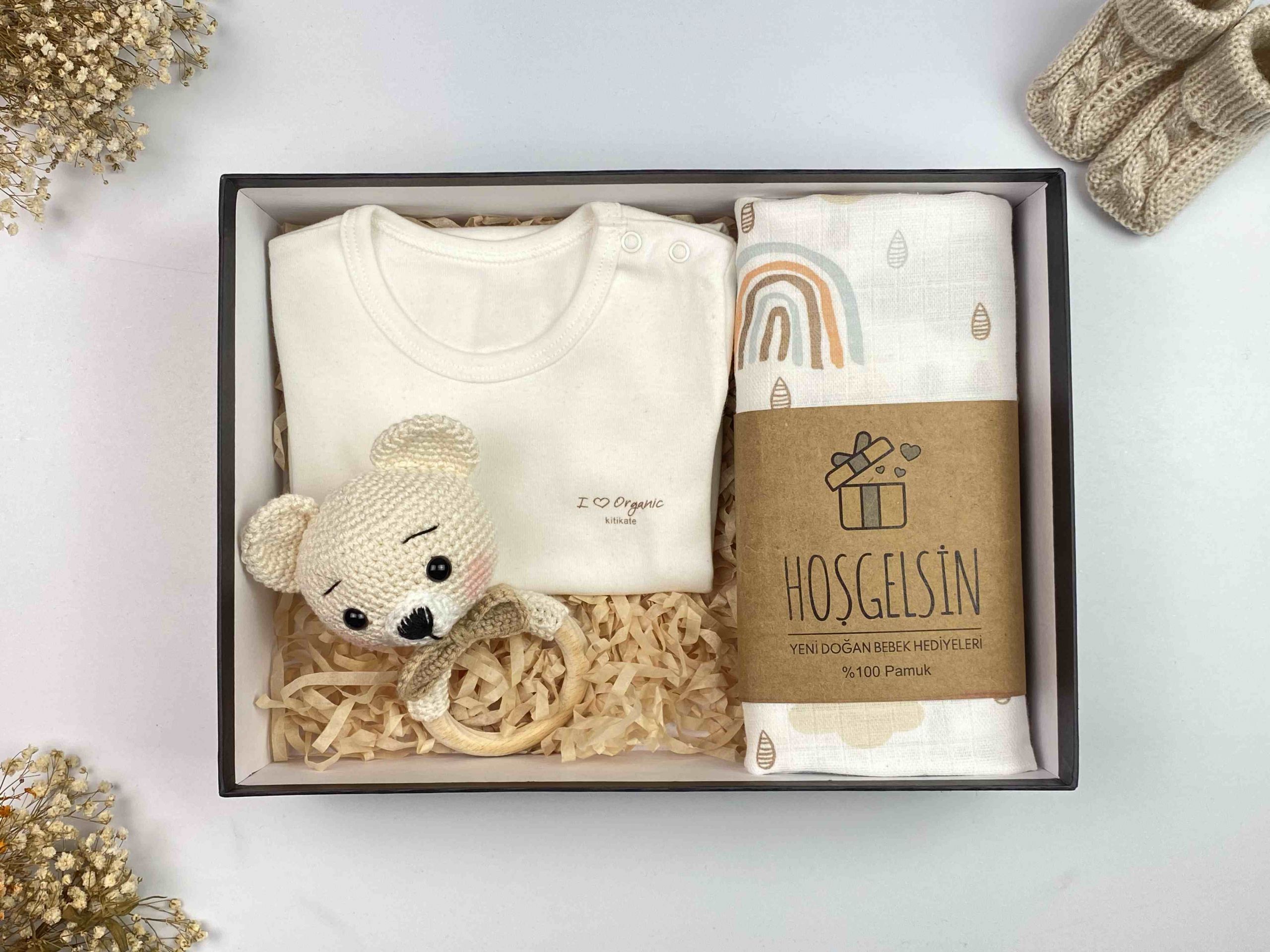 Gökkuşağı Hoşgelsin Bebek Hediye Kutusu