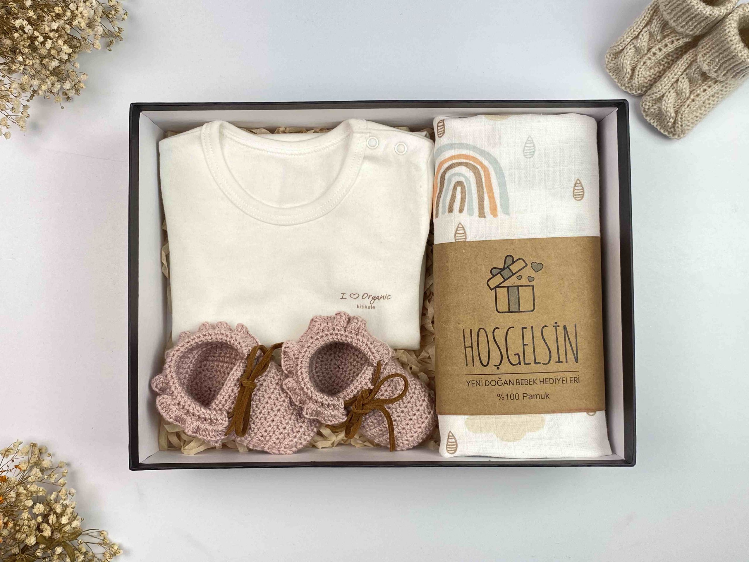 Gökkuşağı Hoşgelsin Bebek Hediye Kutusu
